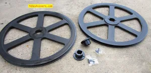 18-3/4" BAND SAWMILL WHEELS 1" Bore PORTABLE BAND SAWMILL BANDMILL LUMBER WOOD