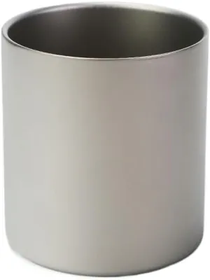1PC Outdoor Pure Titanium Water Cup Lightweight Portable Mug(450ml A)