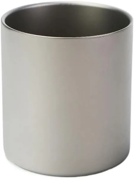 1PC Outdoor Pure Titanium Water Cup Lightweight Portable Mug(450ml A)