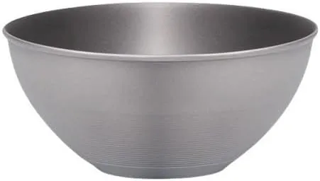1PC Pure Titanium Double-Layer Bowl, Lightweight Portable Tableware Suitable for Home Or Outdoor Camping(B L)