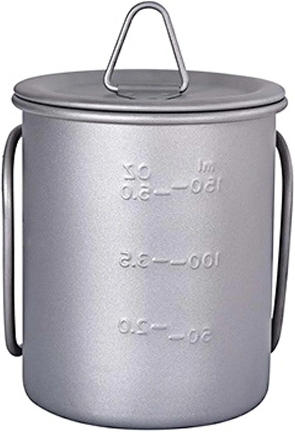 1pc pure titanium folding water cup outdoor camping portable coffee cup(450ml)