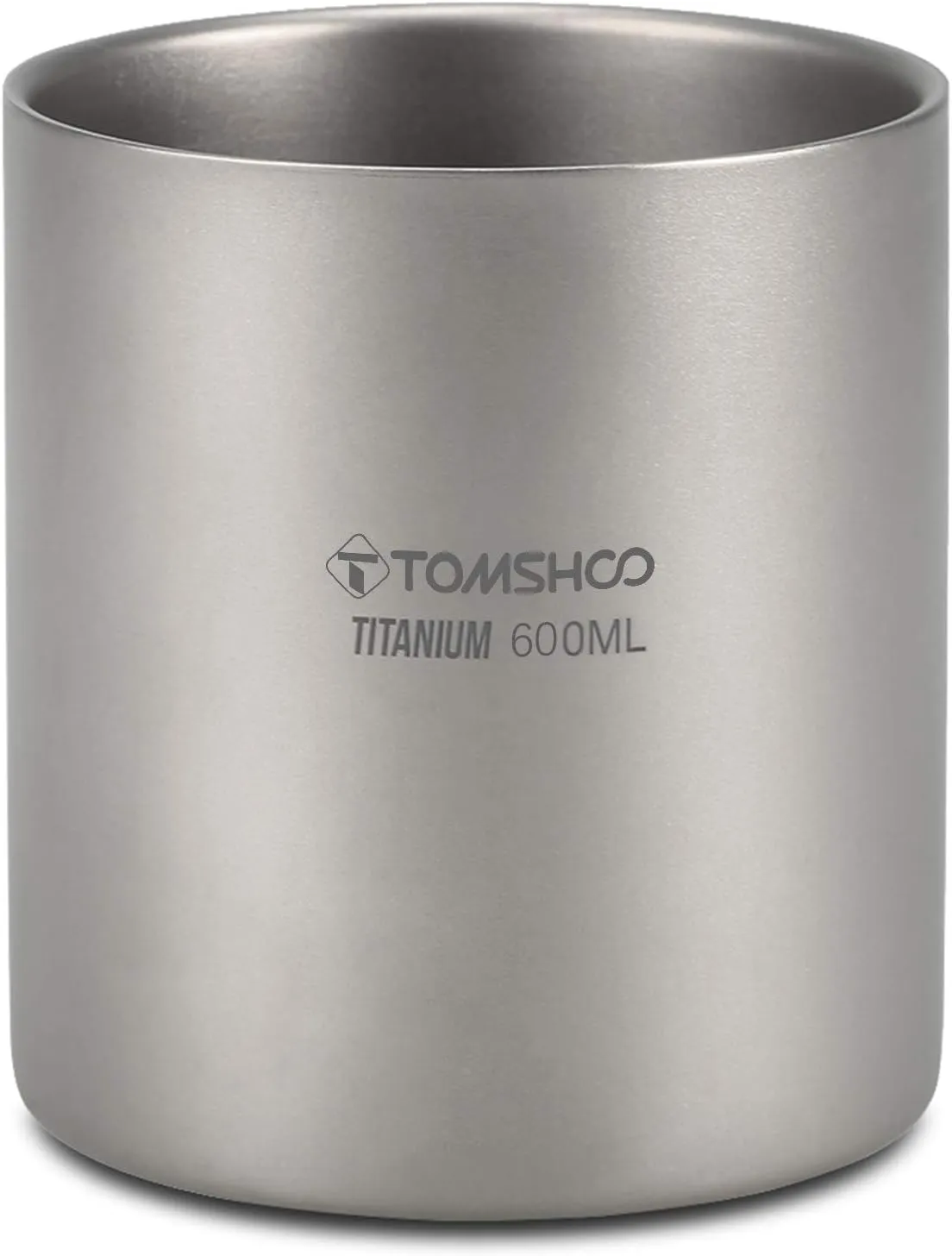 220/350/450/600ml Double Wall Titanium Water Cup Coffee Tea Mug for Home Office Outdoor Camping Hiking Backpacking Picnic,titanium water cup