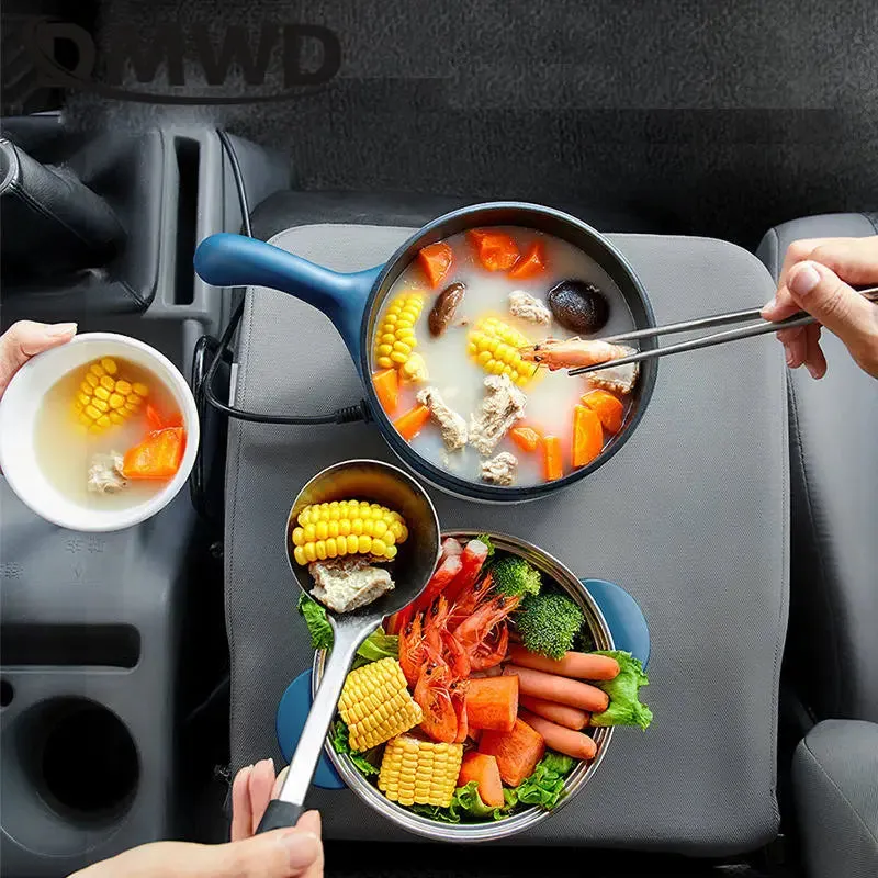 2L 12V/24V Car Electric Rice Cooker & Food Steamer