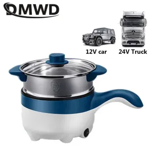 2L 12V/24V Car Electric Rice Cooker & Food Steamer