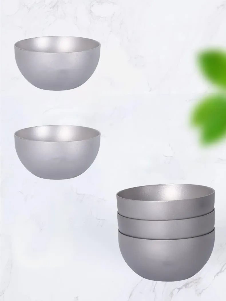 30ml Pure Titanium Double Layer Tea Cup Outdoor Portable Camping Water Cup(2PCS)