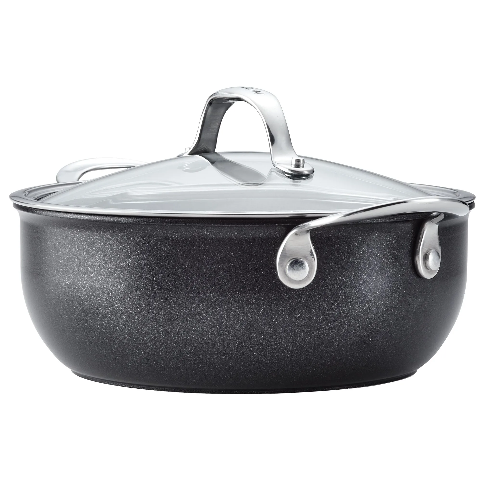 4-Quart Hybrid Nonstick Casserole Pan With Lid