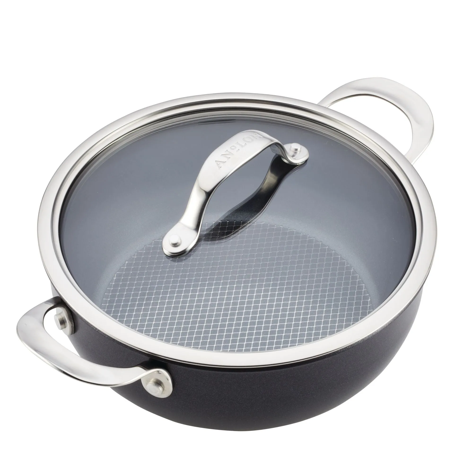 4-Quart Hybrid Nonstick Casserole Pan With Lid