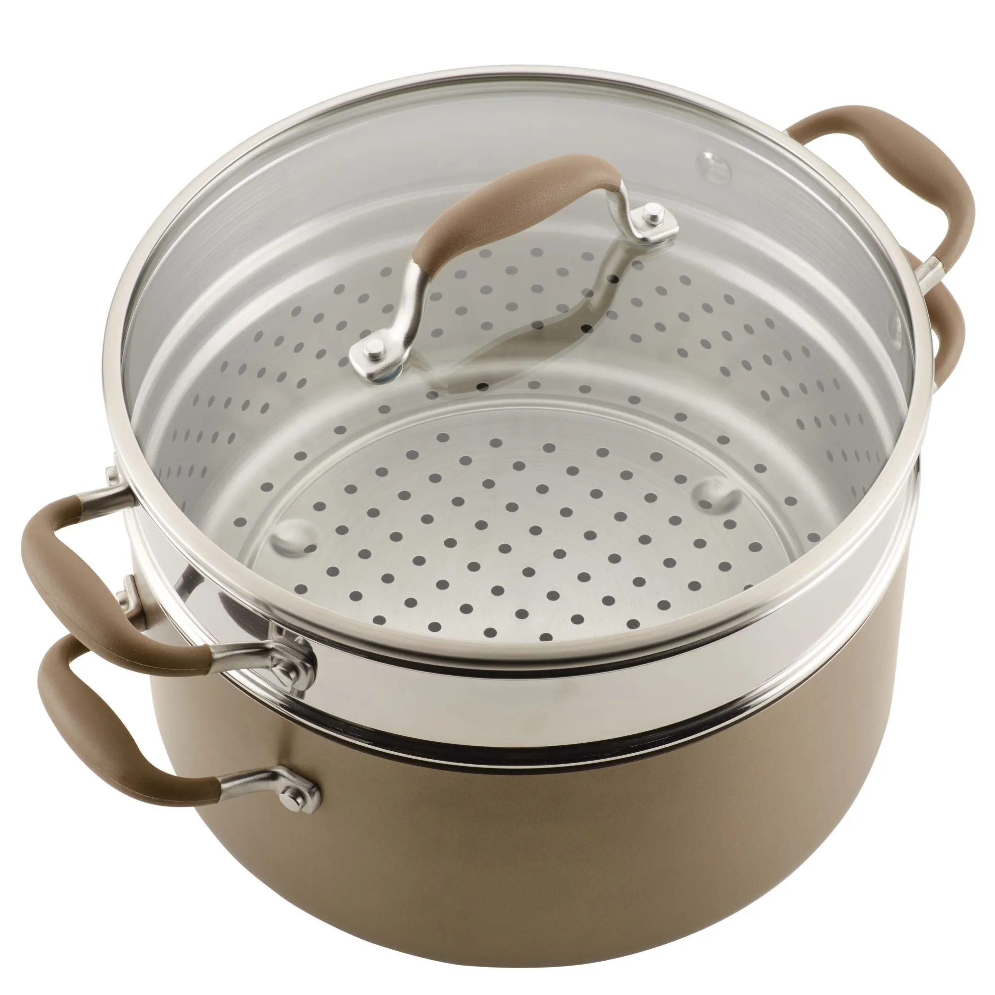 8.5-Quart Wide Stockpot with Multi-Function Insert
