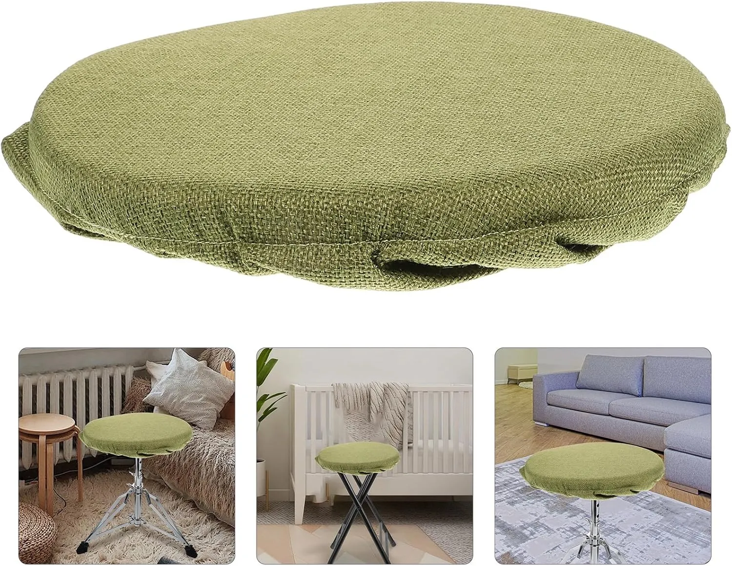 Alipis Fishing Stool Portable Camping Stool Cushion Portable Stool seat pad Stool pad Fishing seat Cushion Foldable Fishing Chair Cushion Storage Outdoor Portable Stool Seat Pad