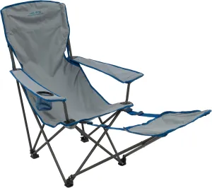 ALPS Mountaineering Escape Lounge Camping Chairs for Adults with Footrest and Adjustable Armrests, Sturdy Steel Frame, Compact Foldable Design, and Carry Bag