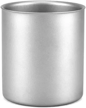 AYULL Pure Titanium Mug 350ml, Double-Layered Milk Mug and Coffee Mug, Suitable for Outdoor Or Home Use