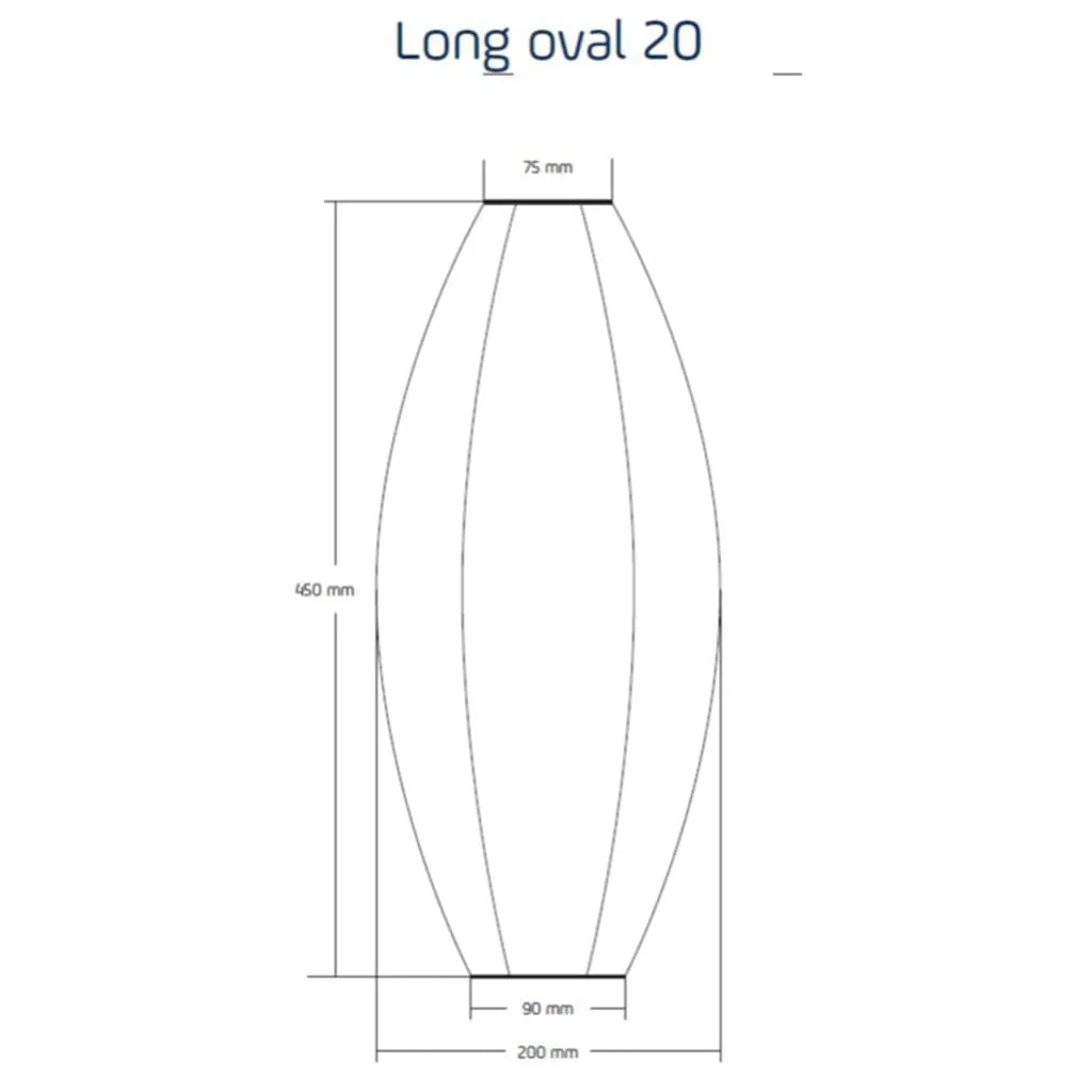 Bazaar Long Oval 20 - Pink - Solar Lantern