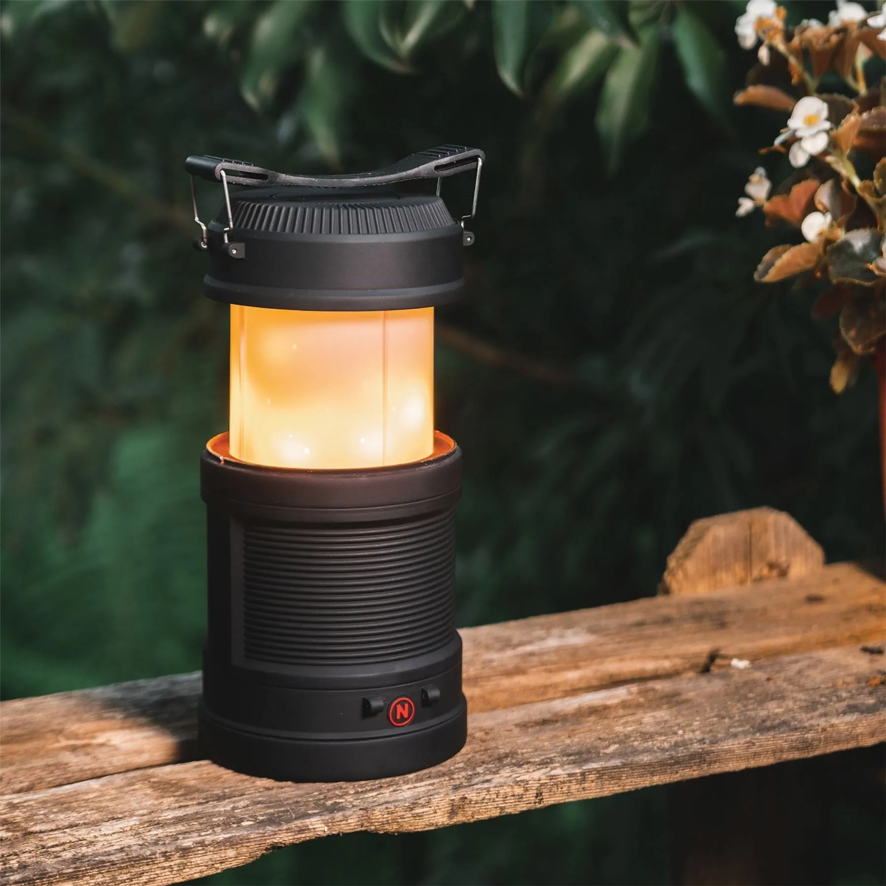 Big poppy flaslight and flame effect lantern NE6908