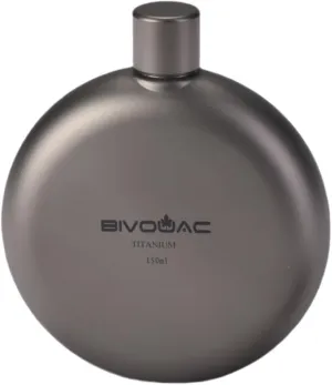 BIVOUAC 150ml Titanium Flask Drink Pot Outdoor Flagon Camping Equipment