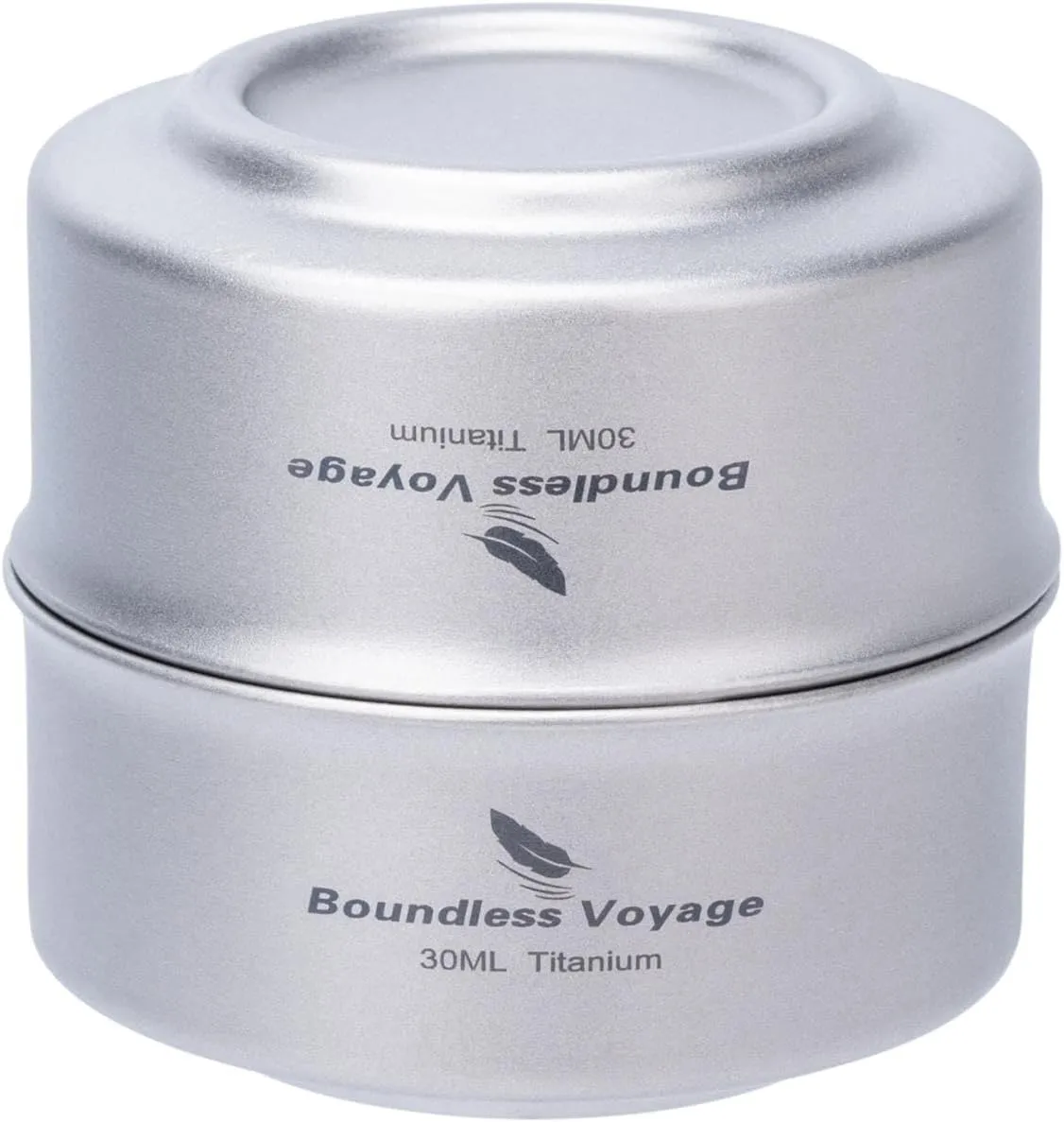 Boundless Voyage Titanium Teacup Double-Layer Tea Maker Outdoor Teapot Camping Mug Set Leightweight Drinking Cup for Backpacking Picnic Travel (Ti3148D-3cups)
