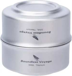 Boundless Voyage Titanium Teacup Double-Layer Tea Maker Outdoor Teapot Camping Mug Set Leightweight Drinking Cup for Backpacking Picnic Travel (Ti3148D-3cups)