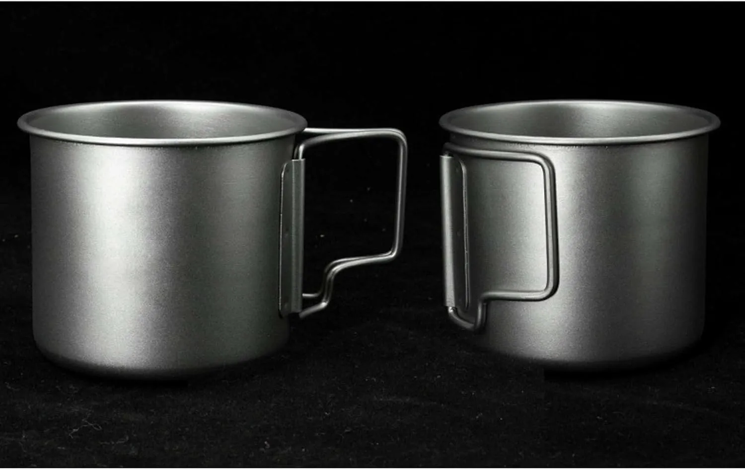 BTTSTRA Outdoor Pure Titanium Tea Cup Portable Coffee Cup Mug(350ML A)