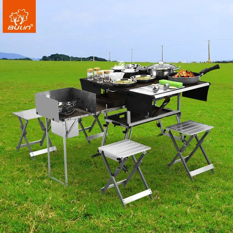 BULIN C650 Portable Mobile Kitchen Gas Stove Desk