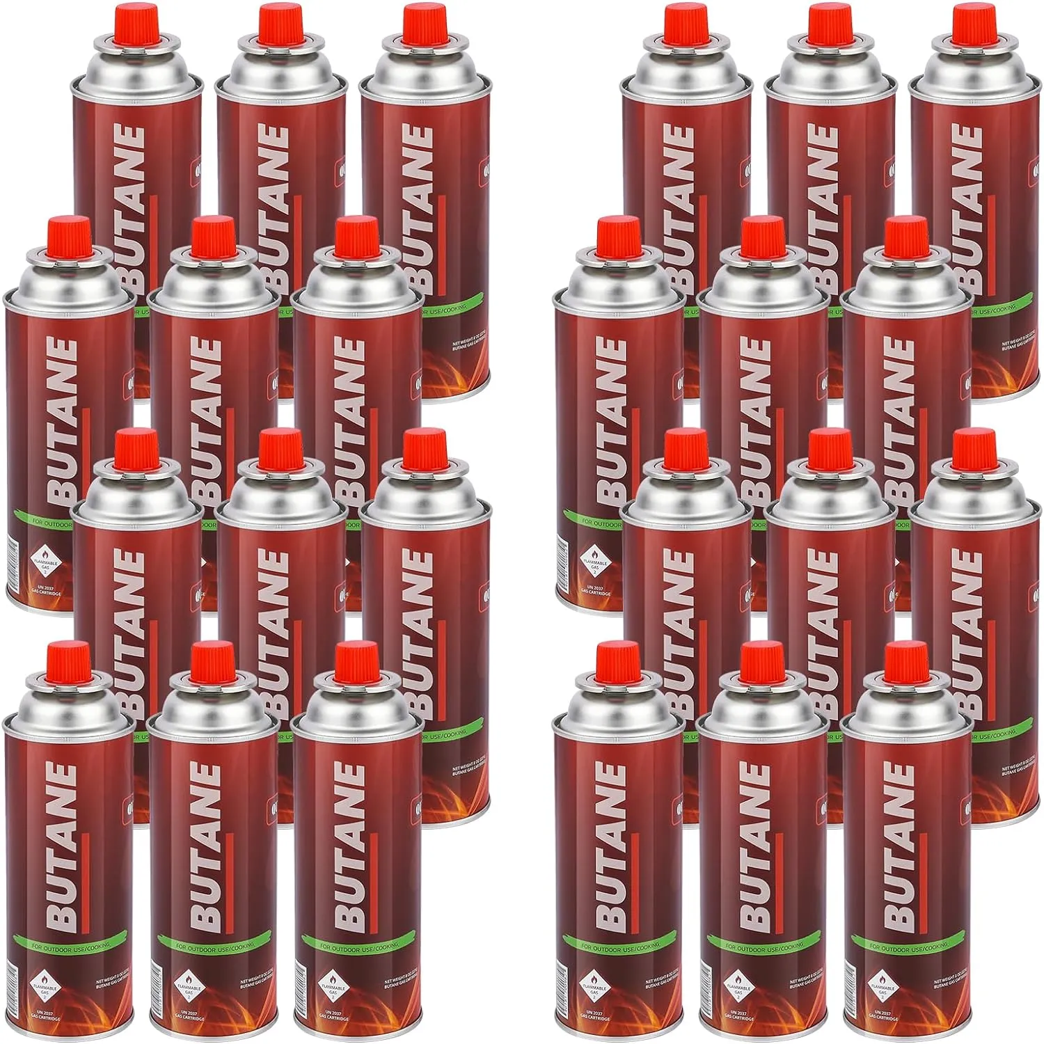 Butane 8 Ounce Canister, 24 Pack