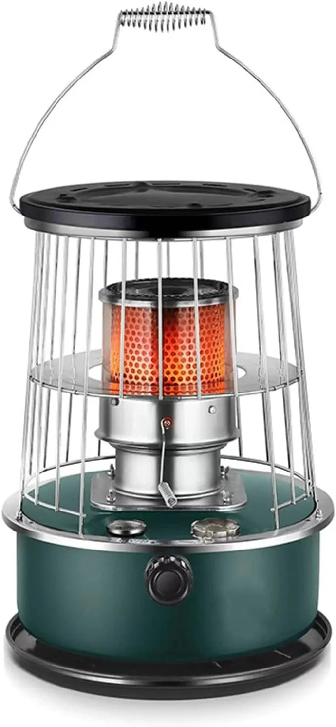 Camping Ice Fishing Home Portable Multifunctional Kerosene Stove, 4.6L 2600W No Electric Heater for Ice Fishing Hiking Hunting Survival Emergency Terrace (Color : A)