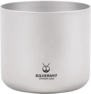 Camping Mug Titanium Double Wall Coffee Tea Cup (110ML Double-Wall Cup)