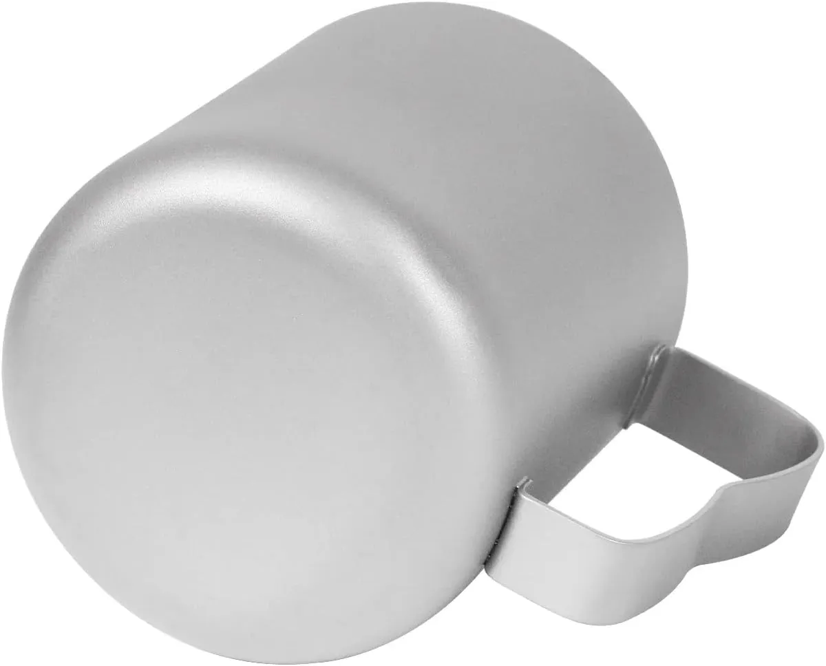 Camping Mug Titanium Double Wall Coffee Tea Cup with Inner Filter with Classic Handle