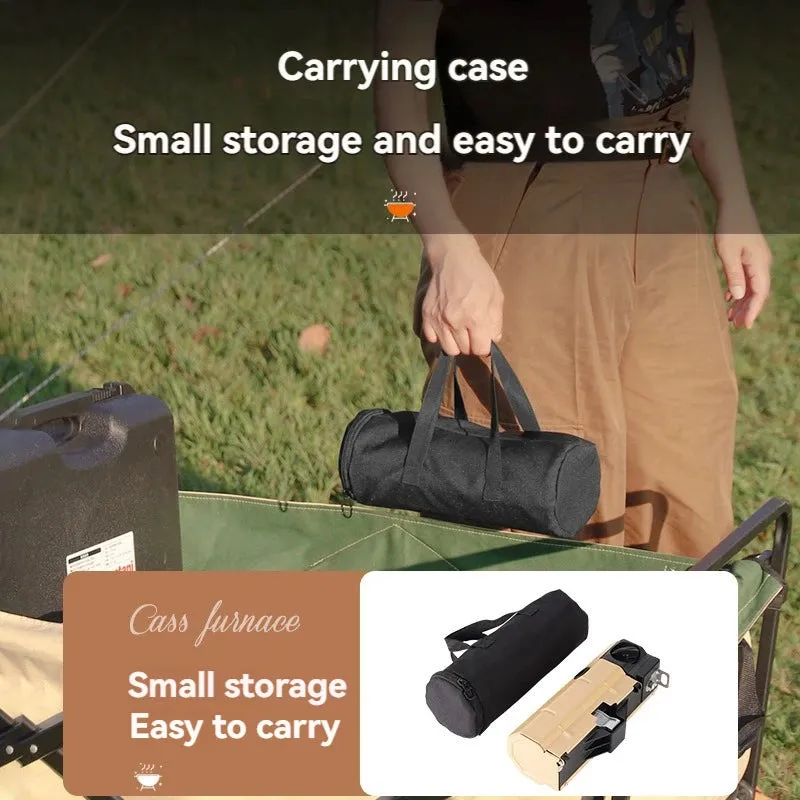 Camping Outdoor Portable Gas Folding Cassette Super Stove Camping Cookware 3800W Burner Furnace Camping Stove Gas