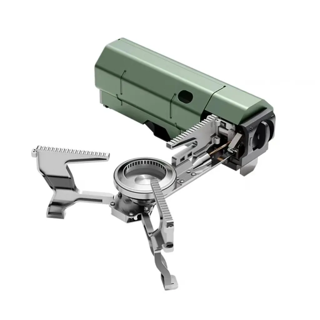 Camping Outdoor Portable Gas Folding Cassette Super Stove Camping Cookware 3800W Burner Furnace Camping Stove Gas
