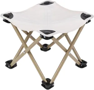 Camping Stool Portable Outdoor Folding S-Tool Pony Lightable Camping Chair Foldable Folding St-ool for Travel Picnic Camping Fishing Chair Bench STO-ol
