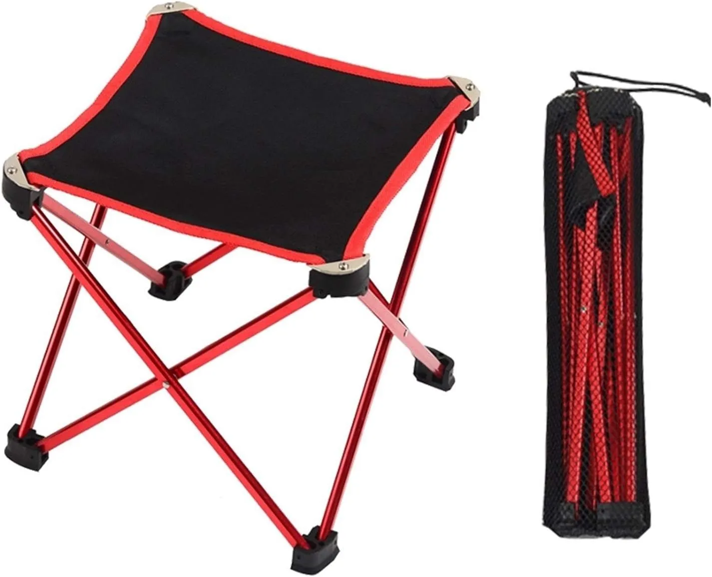 Camping Stool, Small Folding Chair, The KORAMAN Ultralight Portable Folding Stool Outdoor Folding Chair Zha Aluminum Alloy Fishing Sketching Chair