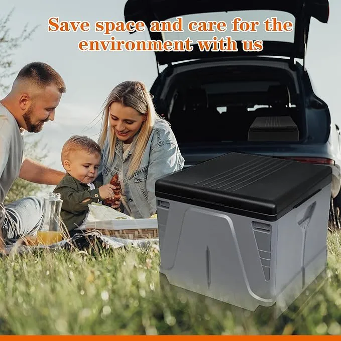 Camping Toilet, Composting Toilet with Biodegradable Bags, Portable Potty for Adults, Folding Toilet for Car Camping Hiking Long Trips Beach