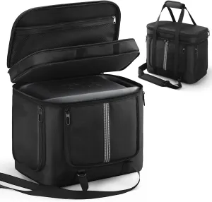 Carrying Case Compatible with Anker SOLIX C1000 Portable Power Station, Outdoor Travel Storage Bag with Shoulder Strap, Side Zipper, Two-Layer Pockets for Charging Cable and Accessories