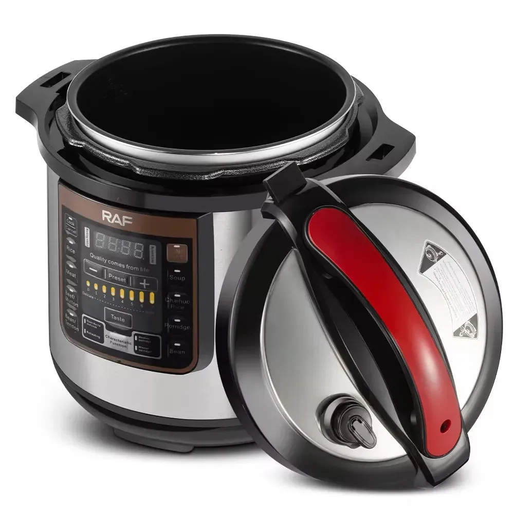 Cooker LED - Display Electric 1600W Loved by customers Features Pressure Multi-functional with Capacity Aluminum, Tailored 12L Nonstick Safety and RAF Smart High