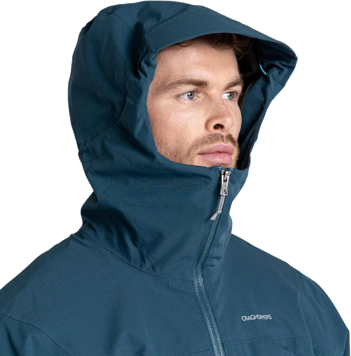 Craghoppers Mens Dynamic Pro Stretch Waterproof-Breathable Rain Jacket