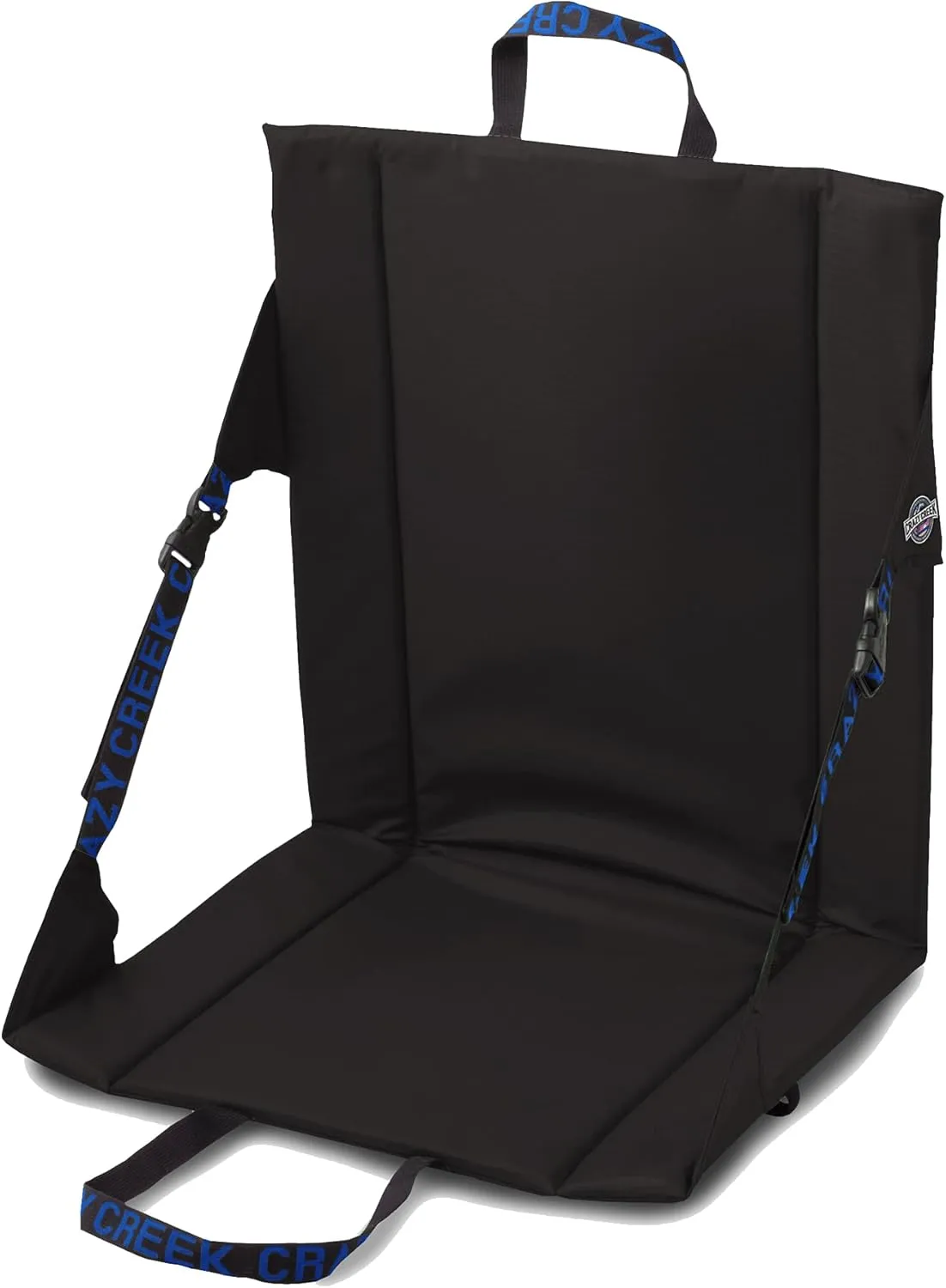 Crazy Creek Original LongBack Chair, Portable Chair for Camping and Stadiums, High Density Foam Cushion, Comfortable and Adjustable Back Support, Lightweight and Foldable, Water-Resistant