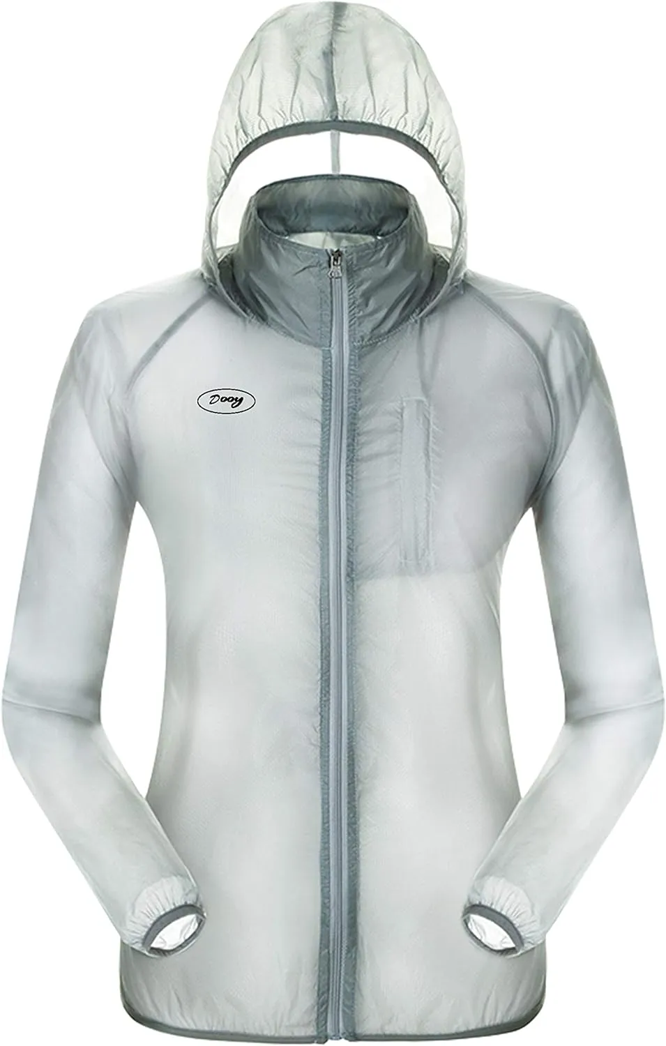 Dooy Sun Protection Jacket Ultra Light Thin Breathable Packable Outdoor Cycling Jacket Hoodie Skin Clothing for Men & Women
