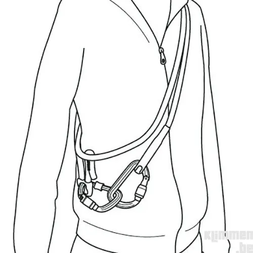 Dual Connect Vario, adjustable double lanyard