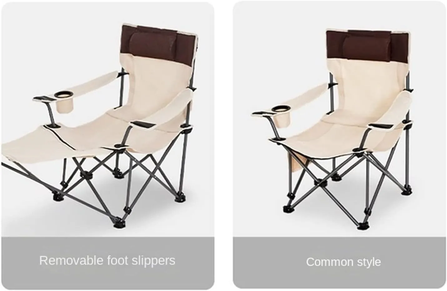 Dual-Purpose Outdoor Folding Chair Portable Nap Lunch Break Fishing Chair Lightweight Beach Chair Lazy Stool Camping Chair