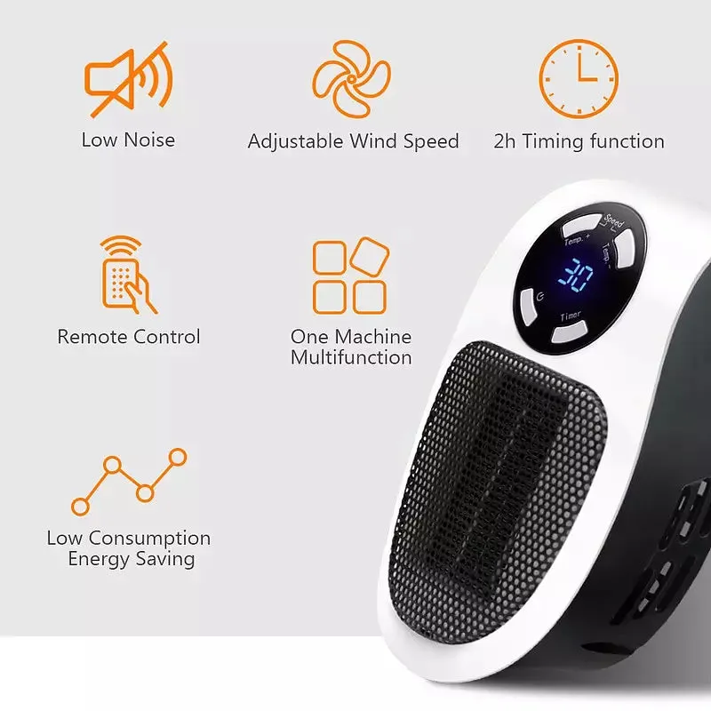 Electric Heater Portable Heater Plug In Wall Room