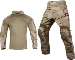 EMERSONGEAR Gen3 Uniform,Military Painball Suit,Army Airsoft Combat BDU Pants Shirt with Knee Pads