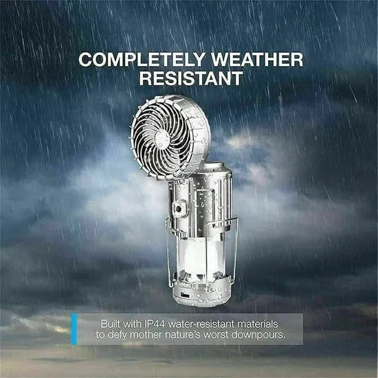 ⛺️Father's Day Sale🔥6-in-1 portable solar LED camping lantern💡🎵💨