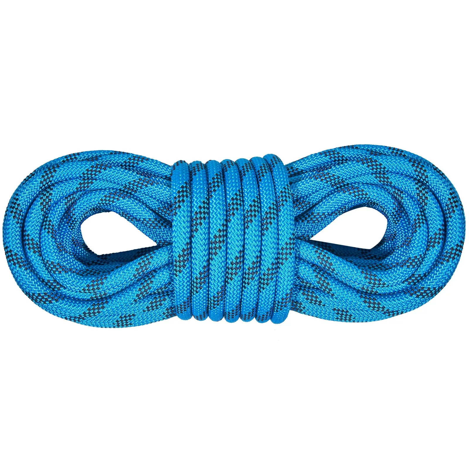 (FINAL PRICES ARE LOWER ON OUR SITE!) VEVOR Static Climbing Rope, 96 ft Outdoor Rock Climbing Rope with 26KN Breaking Tension, 0.4'' /10mm High Strength Safety Rope, Escape Rope with 2pcs Carabiner and Storage Bag