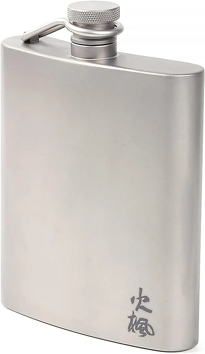 Fire-Maple Titanium Hip Flask Bacchus 200ml 88g Drinkware Outdoor Ultralight Climbing Hiking Camping Whiskey Flagon