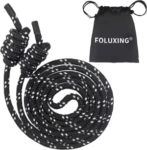 Flow Rope Jump Rope for Fitness - High Performance Adjustable Exercise Jump Rope for Men & Women - Double Woven Workout Rope for Home Gym, Cardio, Boxing & MMA - Indoor/Outdoor Training (Beginner Friendly)