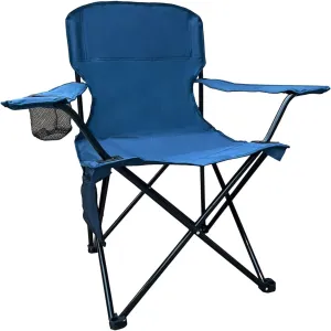 Foldable Camping Chair with Cup Holder, Storage Pocket, 225lbs Capacity, Wide Base Feet for Sand/Mud, Sweatproof Portable Outdoor Chair for Hiking, Beach, Sports, Cyan