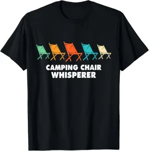Folding Chair Whisperer Camping Chair Folding Chairs T-Shirt