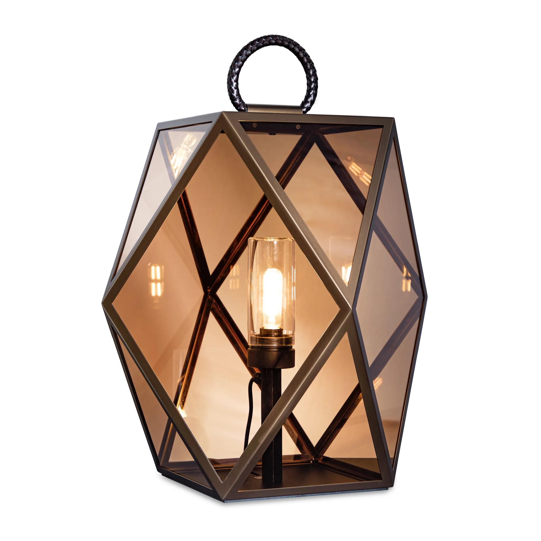 Geometrical Glass Outdoor Lantern | Contardi Muse