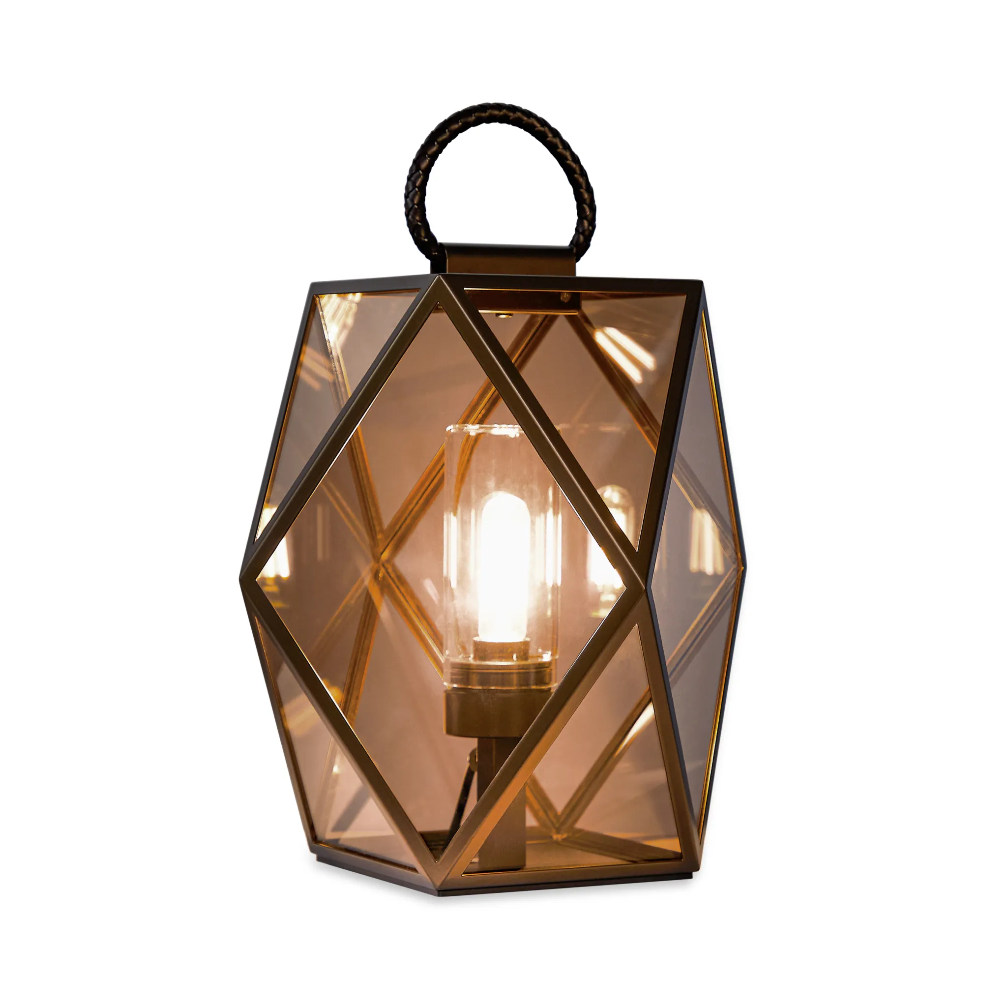 Geometrical Glass Outdoor Lantern | Contardi Muse