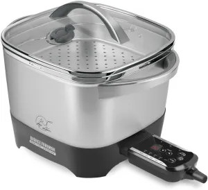 George Foreman RC0995P 20-Cup Smart Kitchen Multicooker with Intelli-Probe Digital Controls