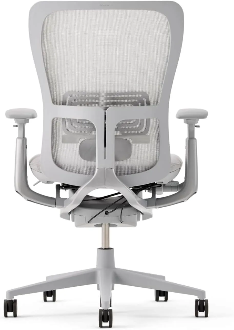 Haworth Zody Standard Posture Mesh Office Chair – Ergonomic Desk Chair with Pneumatic Seat Height Adjustments and Forward Tilt Option - with Lumbar Support (Cement)